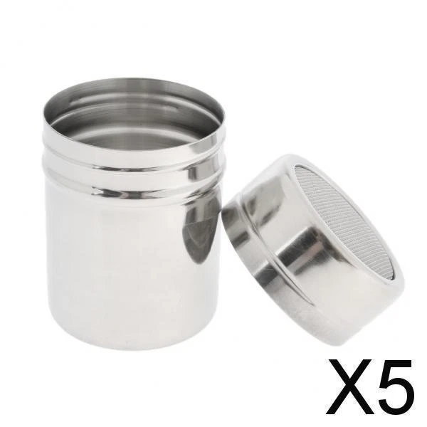 Shaker à Poudre En Acier Inoxydable - Pour Cacao, Sucre, Café | Tamis Maille Pour Décoration Latte