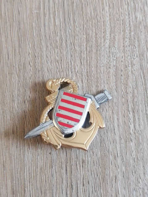 Insigne Beret Commandos Marine Nationale Métal - Hubert Trepel Jaubert Kieffer De Penfentenyo Montfort Ponchardier