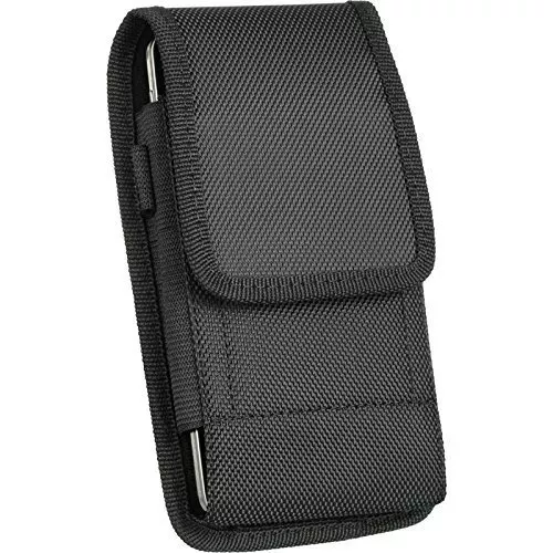 Heavy Duty Rugged Case Protective Cover Holster Side Clip + Belt Loop - Vertical