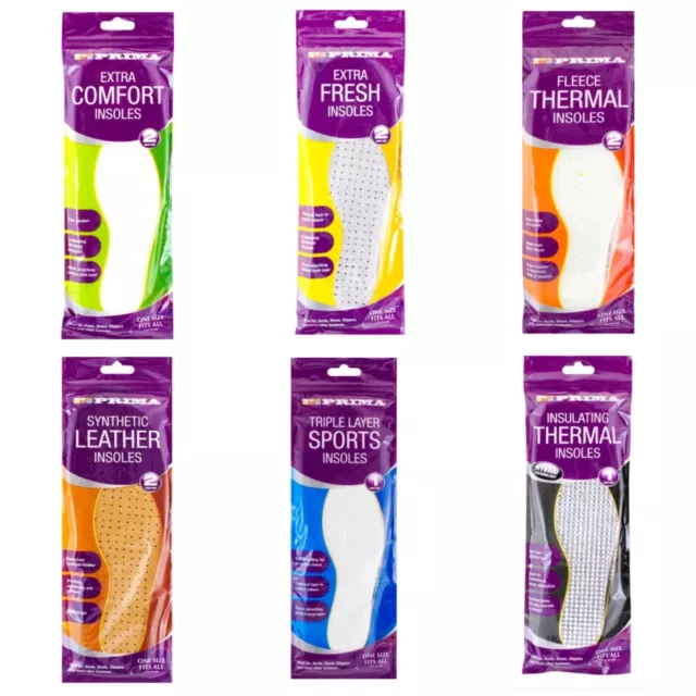 Shoe Insoles Anti Odour & Extra comfort Mens Women Size 3 -11 Inserts
