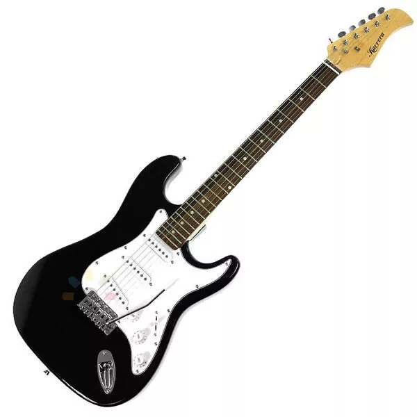 New Black Karrera Electric Guitar Music String Instrument