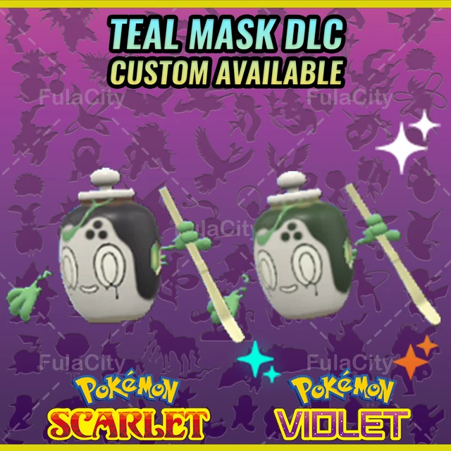 Pokémon Scarlatto E Viola - Sinistcha Shiny 6IV + Personalizzabile (Nintendo Switch, Nuovo Sigillato)