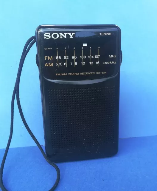 mini radio sony icf s14 funciona - Compra venta en todocoleccion
