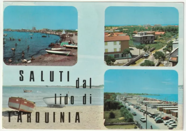 Lido Di Tarquinia - Viterbo - Saluti Dal… - Vedutine - Viagg. 1974 -58611-