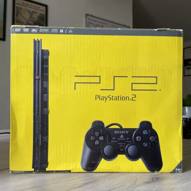 Console Sony Playstation 2 Slim PS2 Originale Completa con BOX *DA COLLEZIONE*