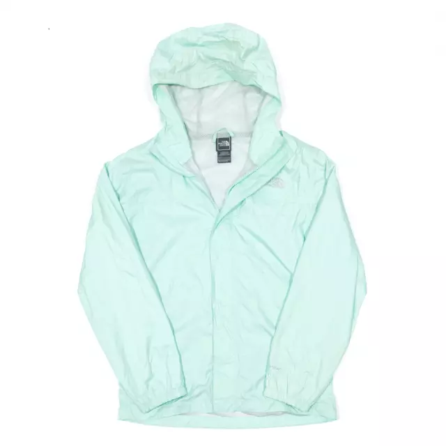 THE NORTH FACE Mesh Lined Hyvent Rain Jacket Green Girls M