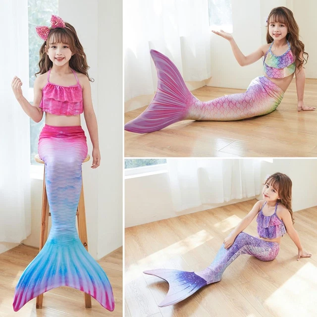 natation Bikini Set Queue de sirène Maillots de bain For Girls|Kids|Pool Party