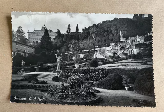 Cartolina Giardino di Collodi Pistoia viaggiata