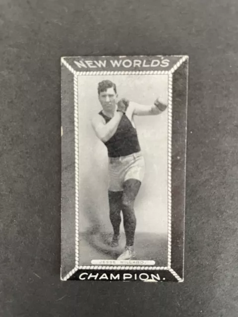 COPE Bros. BOXERS CIGARETTE CARD 1915 Jesse Willard (New World Champion)