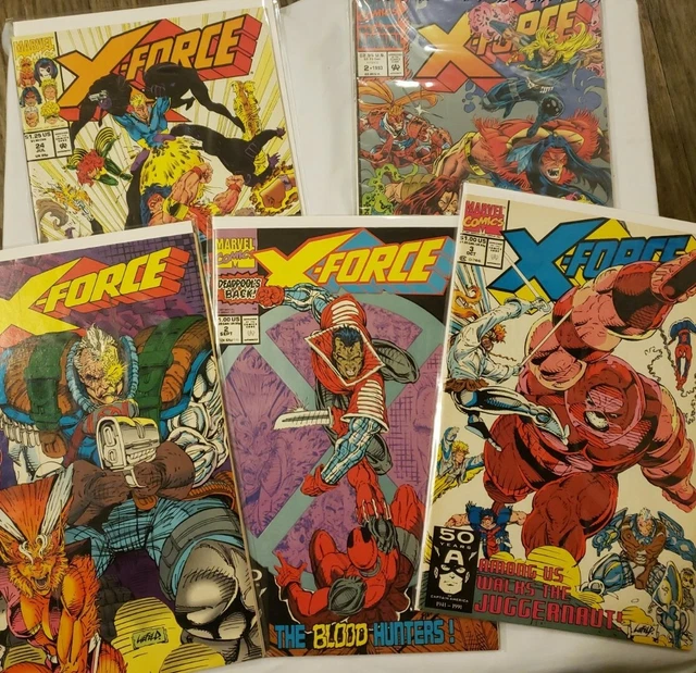 X-Force # 1 2 3 24 + X-Force Annual 2 (5 comics) Marvel Deadpool Cable
