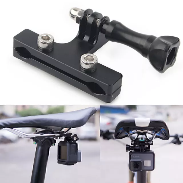 Bicycle Racing Saddle Mount Rail Seat Clamp For GoPro Hero 7/6/5/4 HERO ZTTO New