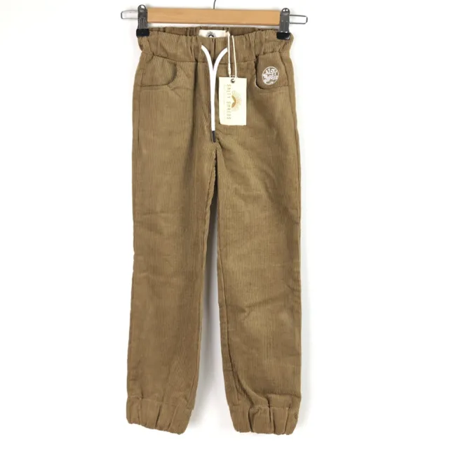 Salty Shreds Brown Corduroy Pants Boys Size 6 Y Kids Cotton Blend Trousers