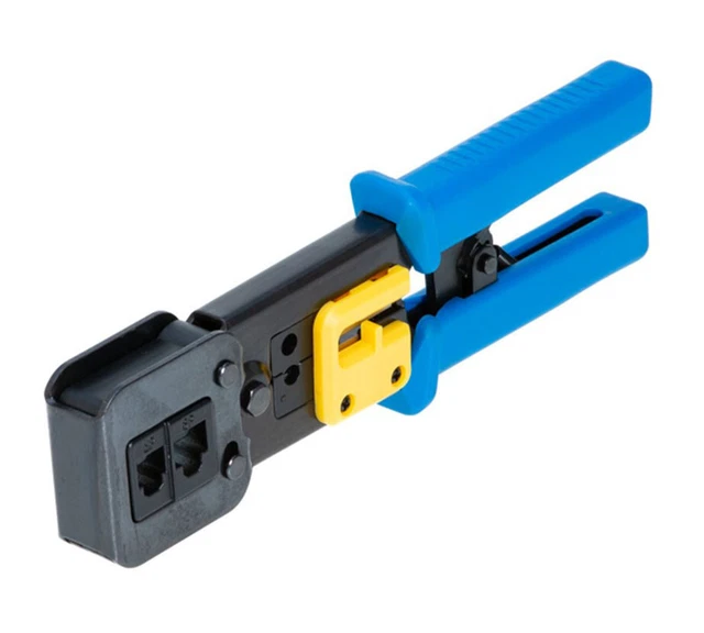 RJ45 CRIMP TOOL Cat5 Cat5e Cat6 Cable Network Wire RJ11 RJ12