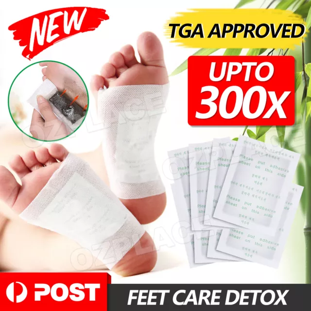 Detox Foot Pads Ginger Extract Toxin Removal Anti-Swelling Weight Loss Patches