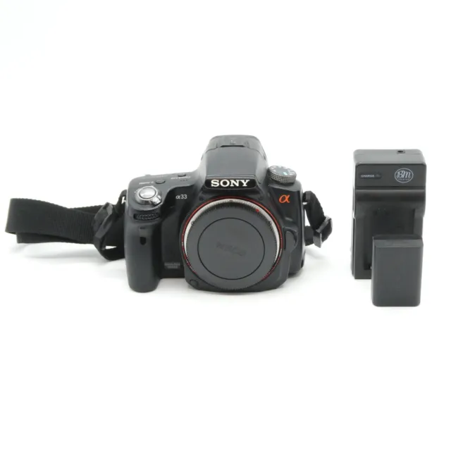 MINT Sony Alpha A33 14.2MP Digital SLT Camera - Black (Body Only)