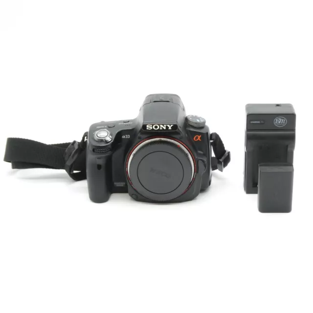 MINT Sony Alpha A33 14.2MP Digital SLT Camera - Black (Body Only)