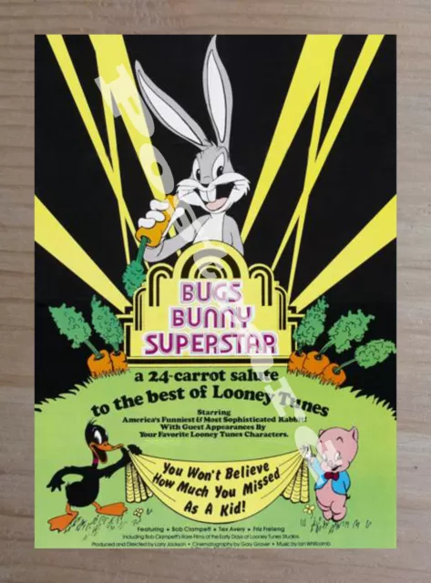 Historic Bugs Bunny Superstar 1975 Movie Advertising