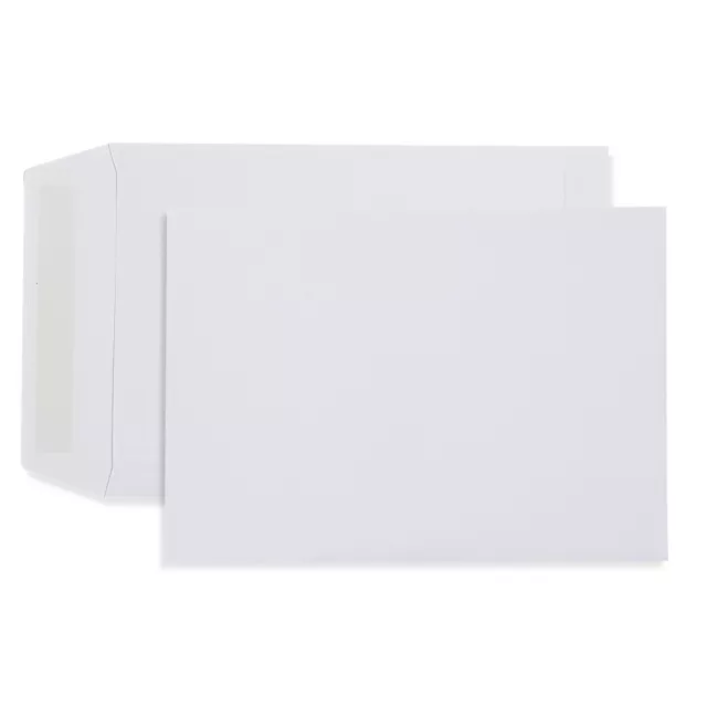 Tudor Plainface C5 Pocket Peel And Seal White Envelopes