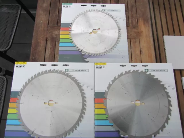 Stehle Sägeblatt Set 3-teilig 350x30 Z24ZFL + 350x30 Z54WS +303x30 Z60KD