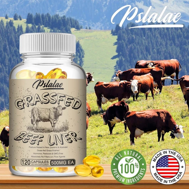 GRASSFED BEEF LIVER 500mg Support Digestion and Metabolism Boost