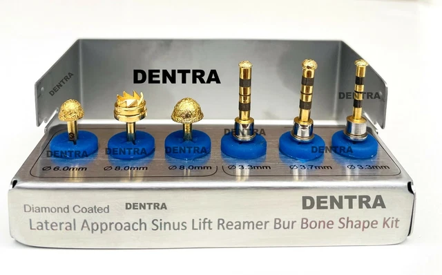 DENTAL SINUS LIFT Membrane Diamond Coated Bur Drills Lateral Approach ...