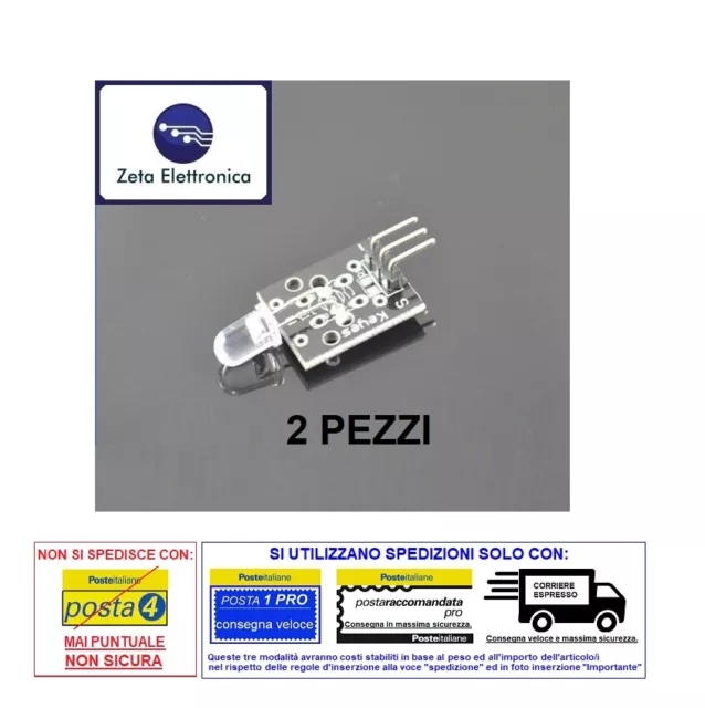 2PZ Module Diode Ir LED Infrarouge Émetteur Trasmittitore Transmetteur Arduino