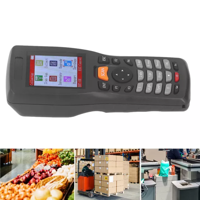 1D Wireless Barcode Scanner 2.4G Rechargeable Bar Code Reader With 2.2 Inch