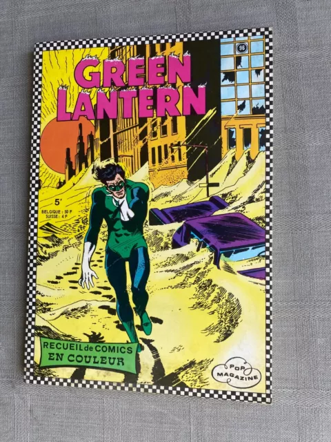 Green Lantern Édition Aredit Pop Pagazine N°96 (7/8/9) 1975 En Excellent État