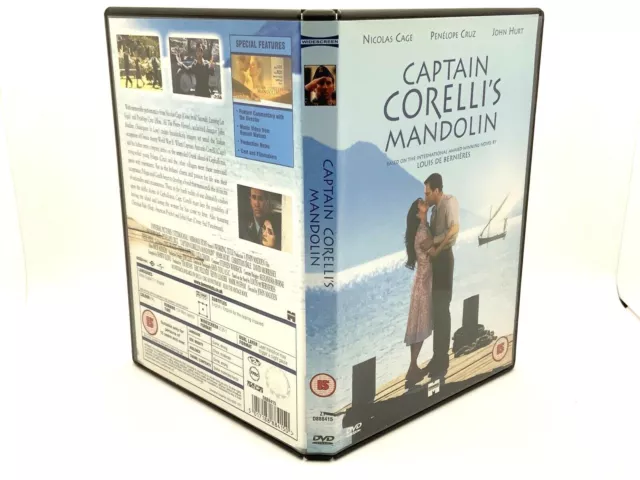 Dvd Captain Corellis Mandolin 2002 Christian Bale John Hurt Nicolas Cage