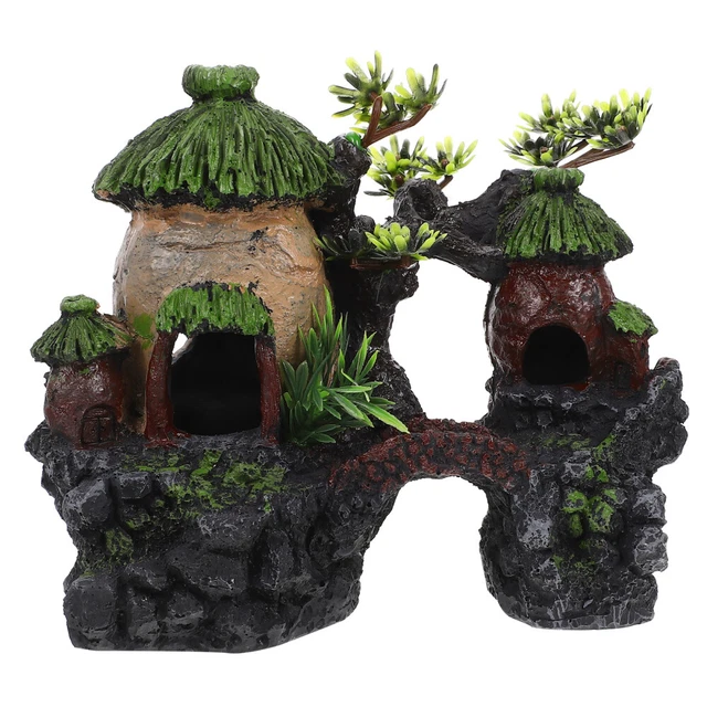 Resin Fish Tank Landscaping House Decoration for Home Aquarium Landscape