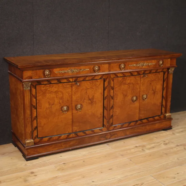 Gran mueble aparador vintage antiguo estilo neoclasico comoda de madera 900