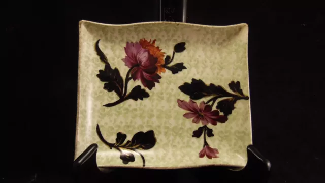 Ravier / petit plat en faience de Lunéville à décor Japonisant 1900