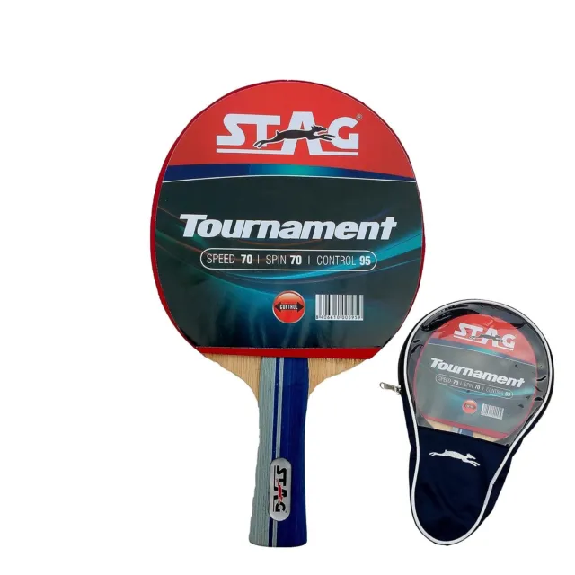 Table Tennis Bats Stag Beginner Tournament Racket Ping Pong Paddle Pack of 1 NAU