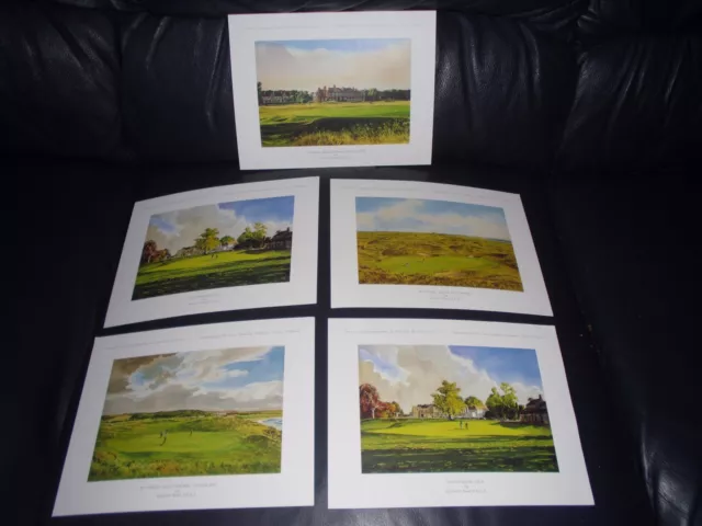 Collection Of Famous Golf Course Prints