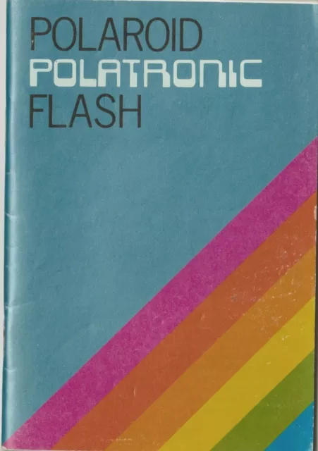 Vintage Polaroid Polatronic Flash Camera Manual Instruction Guide Booklet Book