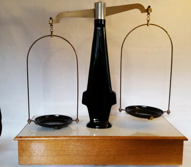 Alte Apothekerwaage Balkenwaage Seppeler Stuttgart 2