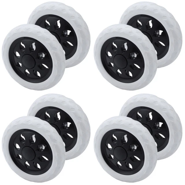 2 piezas Heavy Duty Caster Wheels carrito de compras Caster Trolley ruedas de repuesto