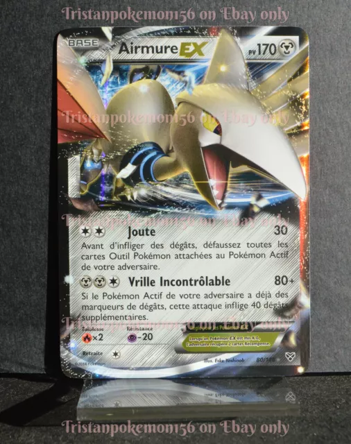 carte Pokémon Airmure EX 170 PV 80/146 XY NEUF FR