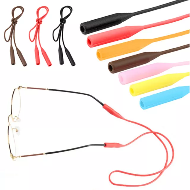 Silicone Occhiali Cinturino Cavo Supporto Collo Cordino per Lettura da Sole # ^
