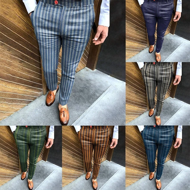 Pantalon Habillé Homme J. Ferrar Slim Stretch - Bleu Lustré à Cordon - Taille 38/32 - Neuf Avec étiquettes