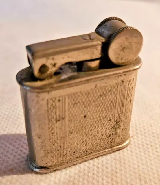 Ancien  Briquet Essence  Art Deco  De Marque Elite 10 Sgfvb Paris