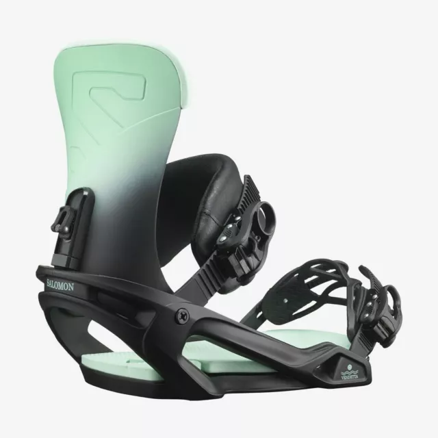 Attacchi Snowboard Bindings Donna SALOMON VENDETTA BLK/GREEN  Stagione 2022