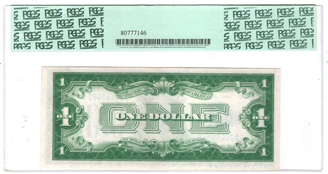 1928 C $1 Silver Certificate.  Fr. 1603.  PCGS ChCU-64 PPQ Y00009672 2