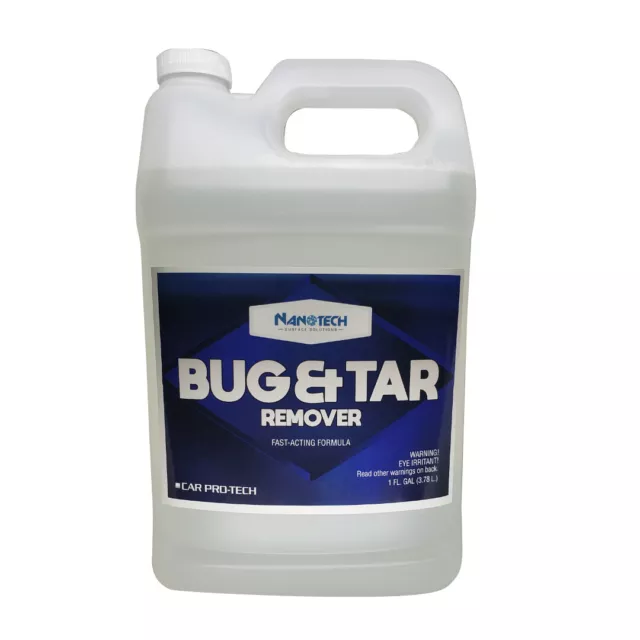 Nanotech Bug & Tar Remover: Dissolves Organic Residues Fast-Acting Safe- 1 Gal