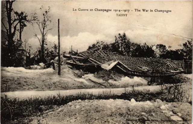 CPA AK Militaire - Le Guerre en Champagne - Taissy (698534)