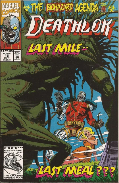Deathlok #15 Marvel Comics September Sept 1992 (VFNM)