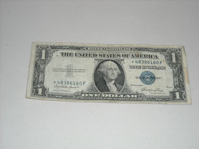 1935 Series E One Dollar Silver Certificate  *Star* Note