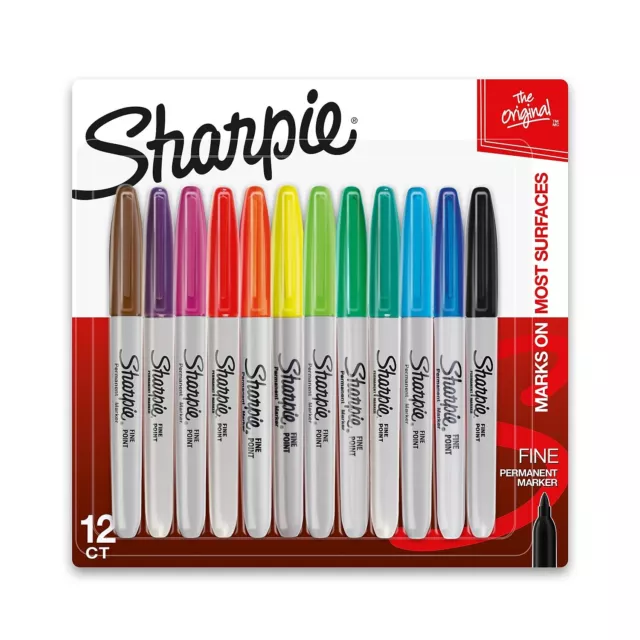 Sharpie Oil-Based Paint Markers, Fine Point, Assorted Pack 5 Bold