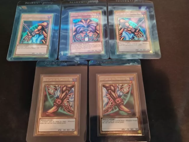 Yugioh Exodia The Forbidden One PGL2-EN026 1st Edition Full Set Mint Near