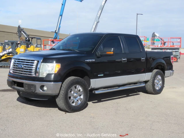 2011 Ford F150 XLT Crew Cab Pickup Truck 4 Doors 3.5L V6 A/C Automatic bidadoo